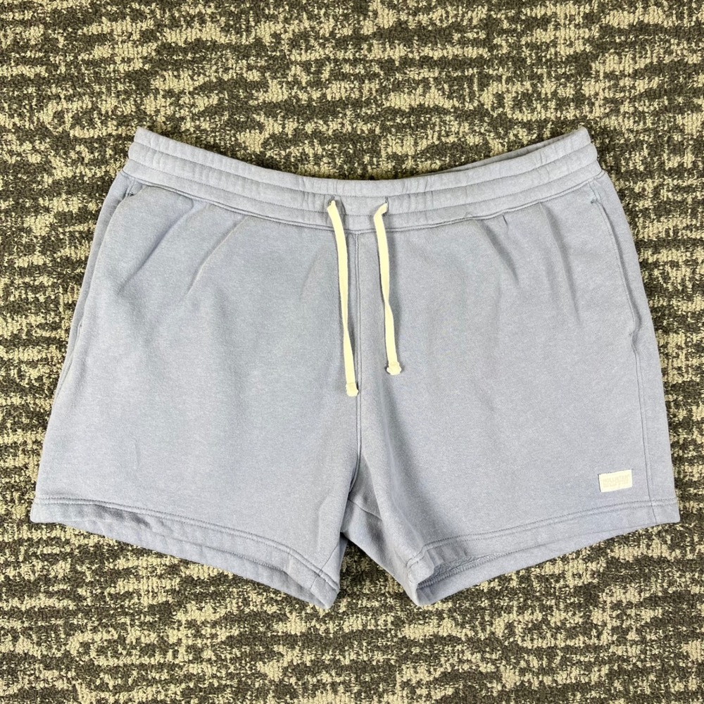 Hollister Fleece Lounge Shorts Mens XXL Light Blue Drawstring Sweat Shorts